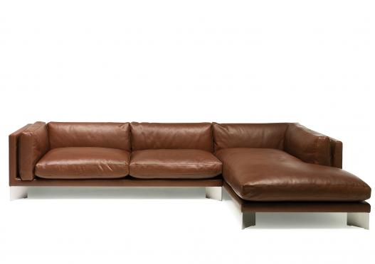 Divano Componibile Soft Bench Pelle