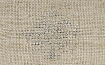 Cristalli cross-stitched pillow 