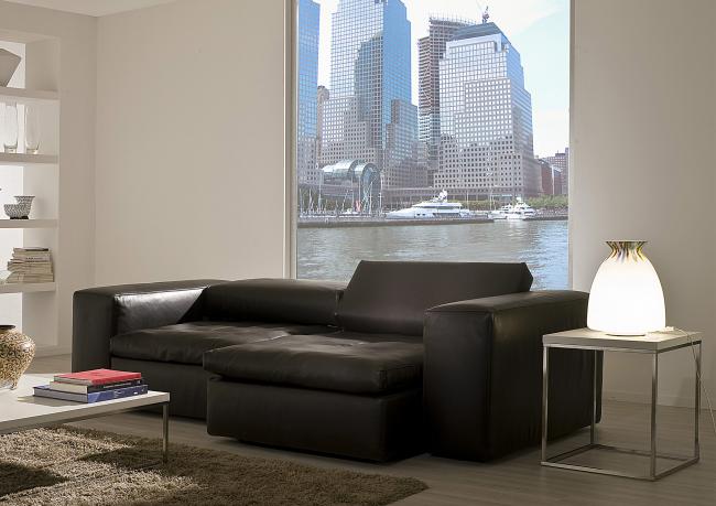 Divano moderno relax in pelle friendly berto salotti