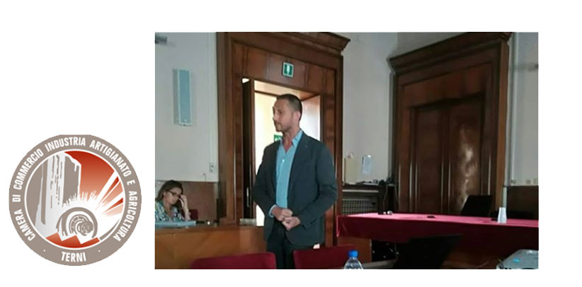 Filippo Berto alla Camera di Commercio di Terni