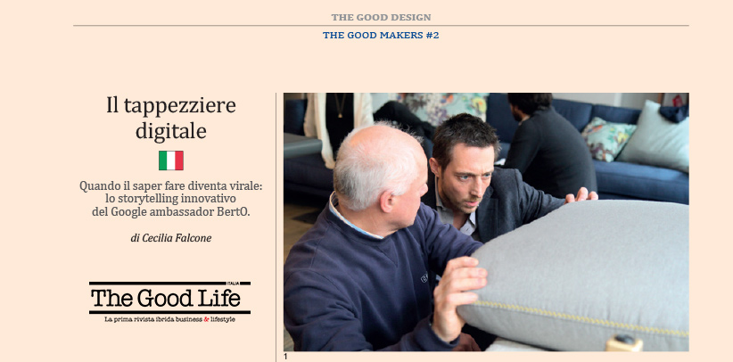 tappezziere digitale intervista a filippo berto rivista the good life italia