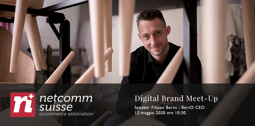 Filippo Berto, CEO BertO, presenta l'azienda caso studio per il design e il life style al meet-up di netcomm suisse