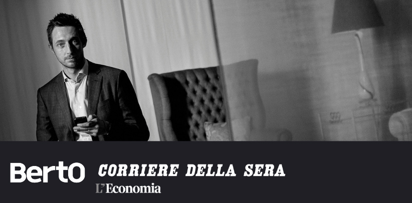 intervista a filippo berto nell'inserto economia del corriere della sera