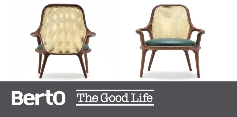 poltrona patti con paglia di vienna di berto su the good life italia