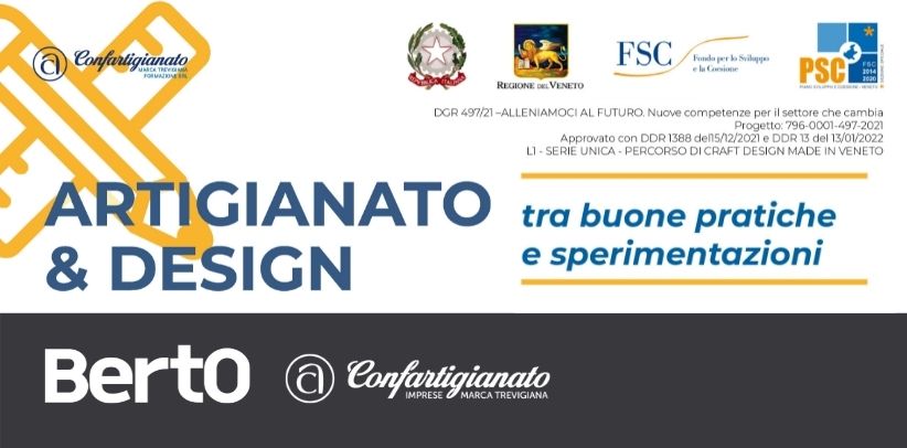 Filippo Berto presenta Made in Meda all'evento ARTIGIANATO&DESIGN di Confartigianato Marca Trevigiana