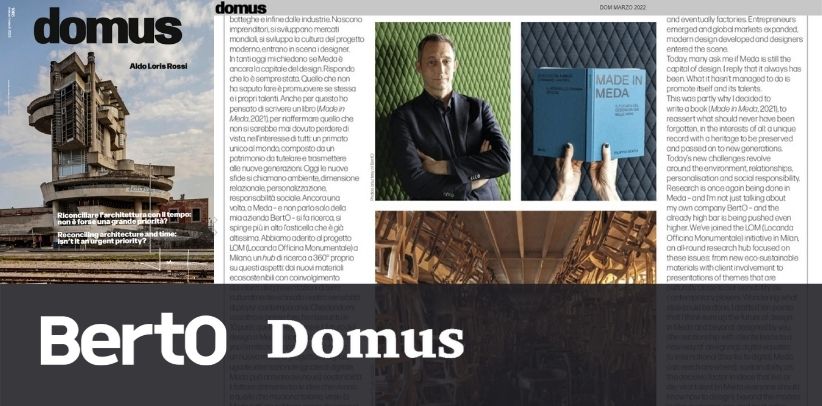 Domus Opinioni: Filippo Berto racconta il MADE IN MEDA