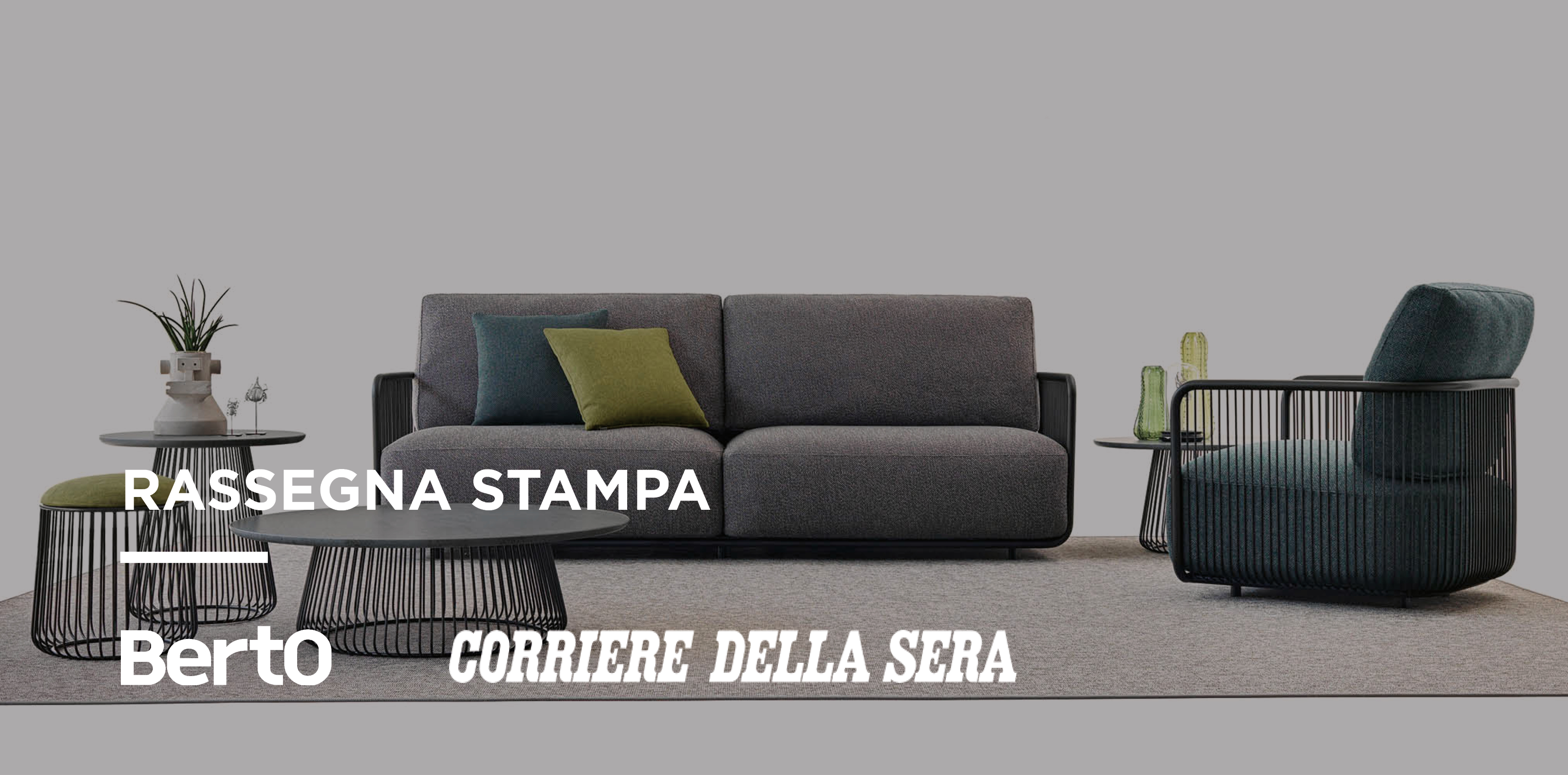 Corriere della Sera: La Collezione Outdoor SOUNDS di BertO 