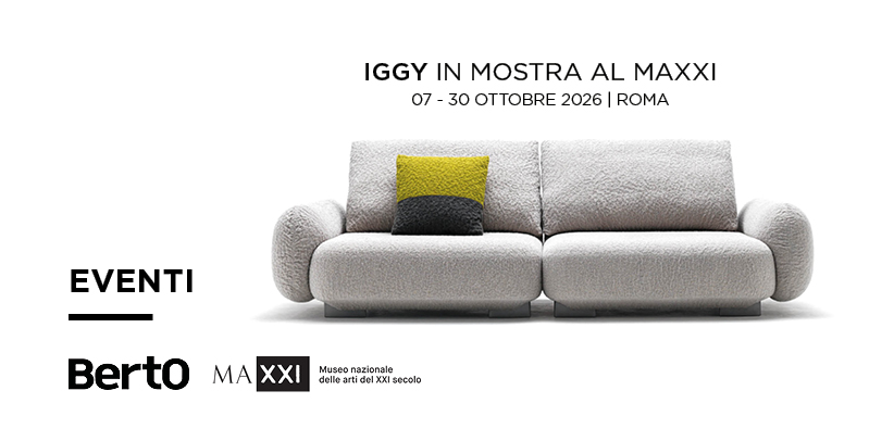 Divano IGGY in mostra al museo MAXXI