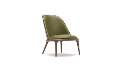 KIM poltrona e pouf in pelle | OUTLET