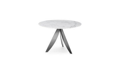 CIRCUS marmo carrara con base in metallo| OUTLET