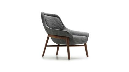 HANNA WOOD Poltrona Tessuto | OUTLET