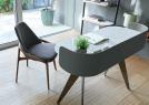 Scrittoio di design Jim con sedia Jackie WOOD- BertO