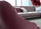 Schienale poltroncina Emilia pelle rossa - BertO