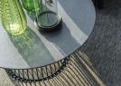 Tavolino Carl con top in pietra lavica - Arredamento Outdoor BertO