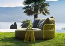 Struttura acciaio inox divano rotondo John B - Arredamento Outdoor BertO