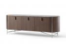 Madia moderna in legno Hilly - dimensioni - cm L.210 x P.55 x H.70
