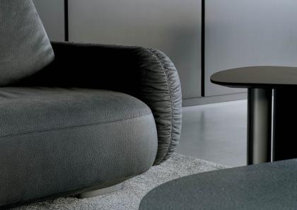 Seduta divano moderno in pelle lust Iggy - BertO