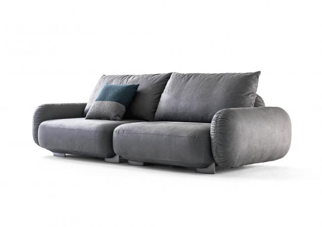 Divano Moderno in Pelle Lust Iggy - BertO	