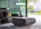 Pouf per divano Iggy in pelle Lust - BertO 
