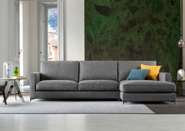 Divano Jimmy con chaise longue a destra - Outlet 