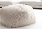 Dettaglio pelliccia pouf di design Ziggy - BertO