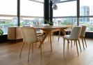 Tavolo moderno Stiv con struttura in rovere - BertO