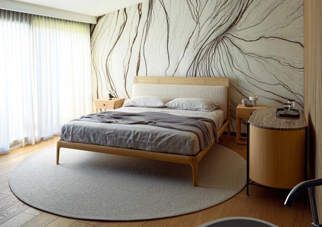 Letto in legno-di rovere massello East Side - BertO