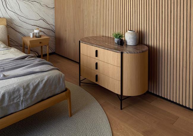 Cassettiera di Design in rovere 315 - BertO