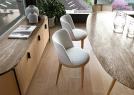 Sedie elegante e moderna in rovere Joan - BertO
