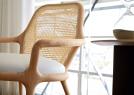 Bracciolo poltrona elegante in rovere Patti - BertO