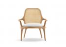 Poltrona elegante in rovere Patti - BertO