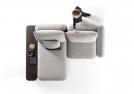 Iggy divano con chaise longue e consolle lunga - Outlet 