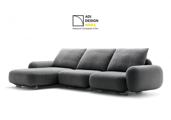 Divano modulare con penisola Iggy - BertO 