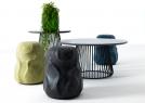 Pouf di Design Stardust e Tavolino Carl - BertO