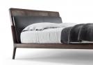 letto east side in noce canaletto dark oil - Outlet 