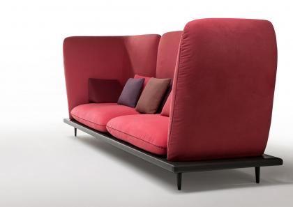 Sofa4Manhattan in versione schienali alti in tessuto completamente sfoderabile