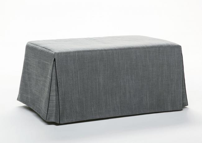 Pouf letto trasformabile Paguro con fodera in tessuto