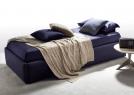 Letto sommier singolo Summer A in tessuto sfoderabile