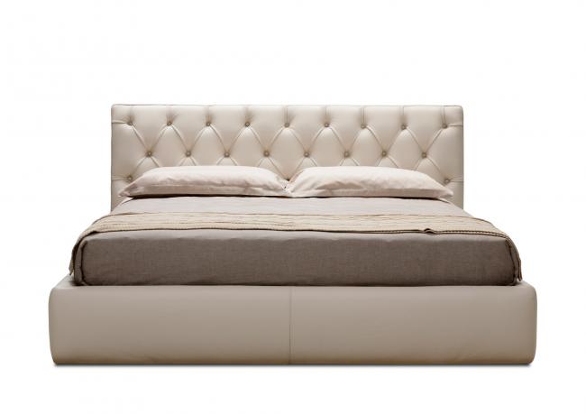 Letto Tribeca king size cm L.190 x P.233 x H.95 - rete cm 170 x P.200