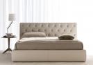 Letto Tribeca in pelle pieno fiore - prezzo promozionale Outlet