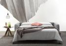 Divano letto Gulliver aperto per uso letto (materasso a molle cm 160 x P.200 x H.14)