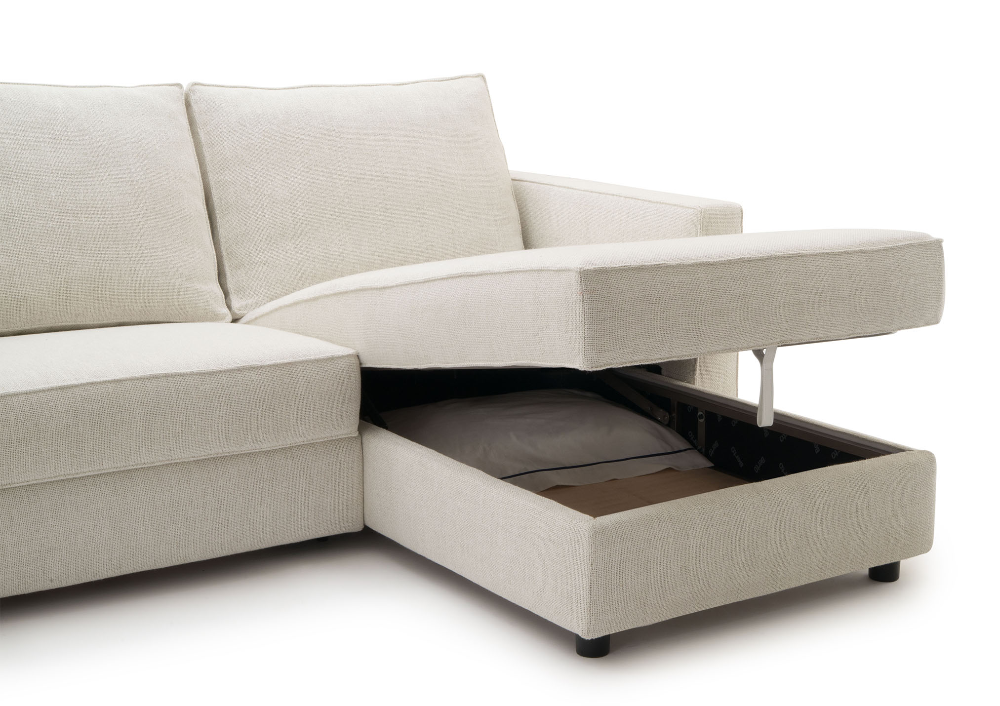 Outlet Divano Letto con Chaise Longue BertO Shop