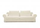 Divano classico lino bianco Callas