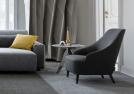 Poltrona Emilia tessuto grigio - Outlet BertO