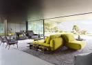 Divano bifacciale Iggy  in tessuto fun lime - Outlet 