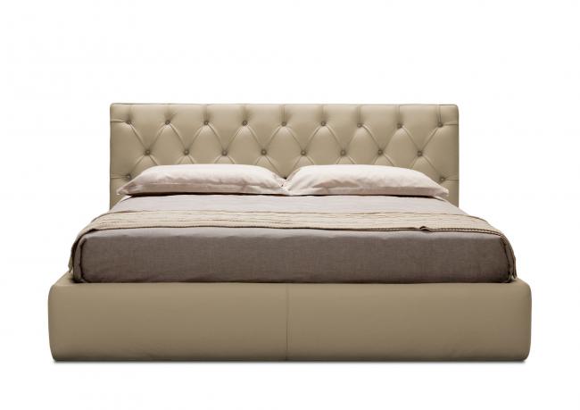 Letto Con Testata Capitonne In Pelle Berto Shop