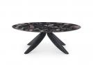 Tavolino in marmo marinace black  - BertO Outlet