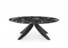 Tavolino in marmo marinace black  - BertO Outlet