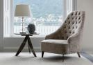 Tavolino circus laccato con base in metallo - Outlet 