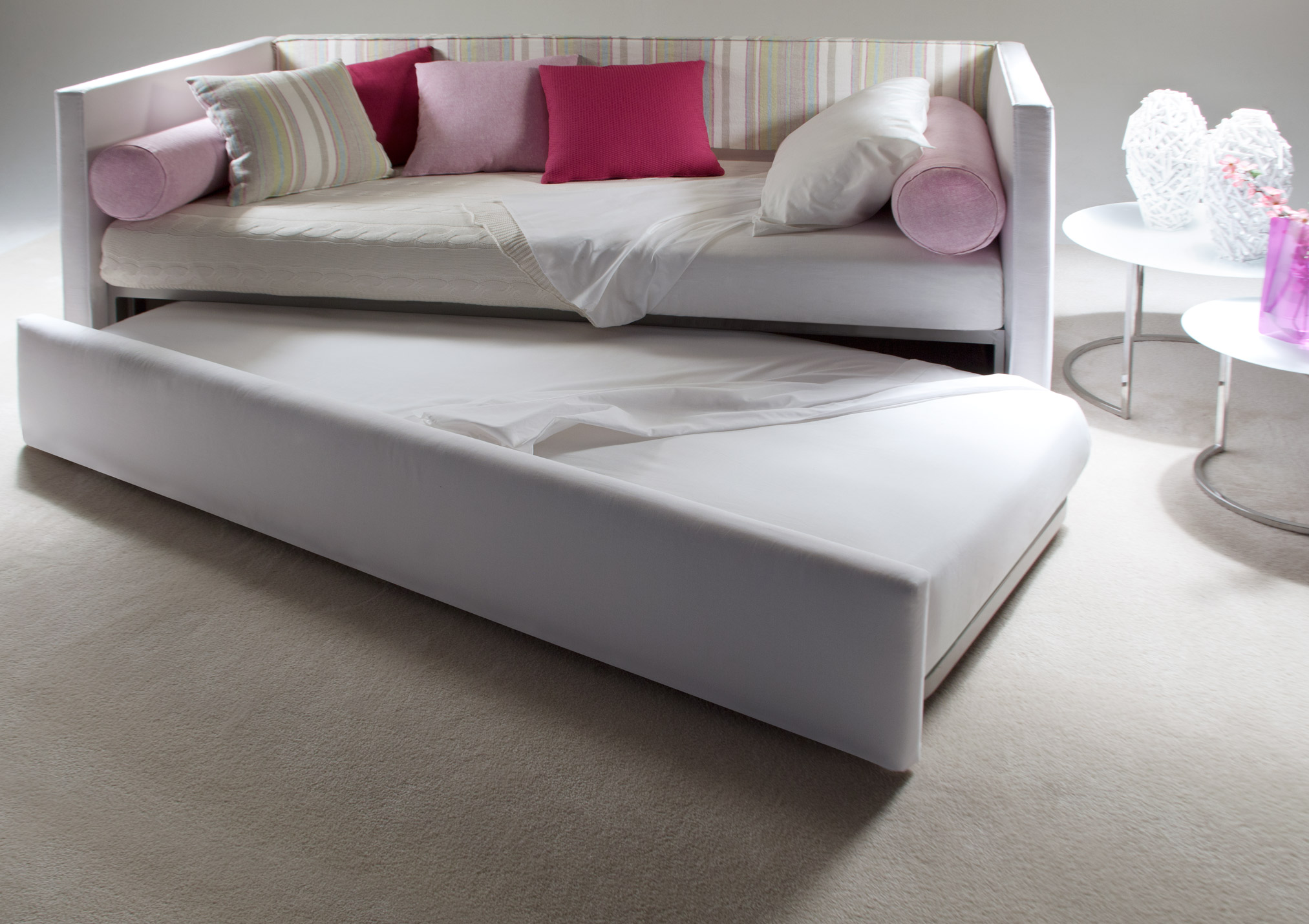 Letto Con Sottoletto - 2 Letti Singoli a Scomparsa 90x200 Bianco Legno Cameretta ... / Letto singolo con sottoletto a scomparsa che dà luogo a un secondo letto o a un ampio matrimoniale.